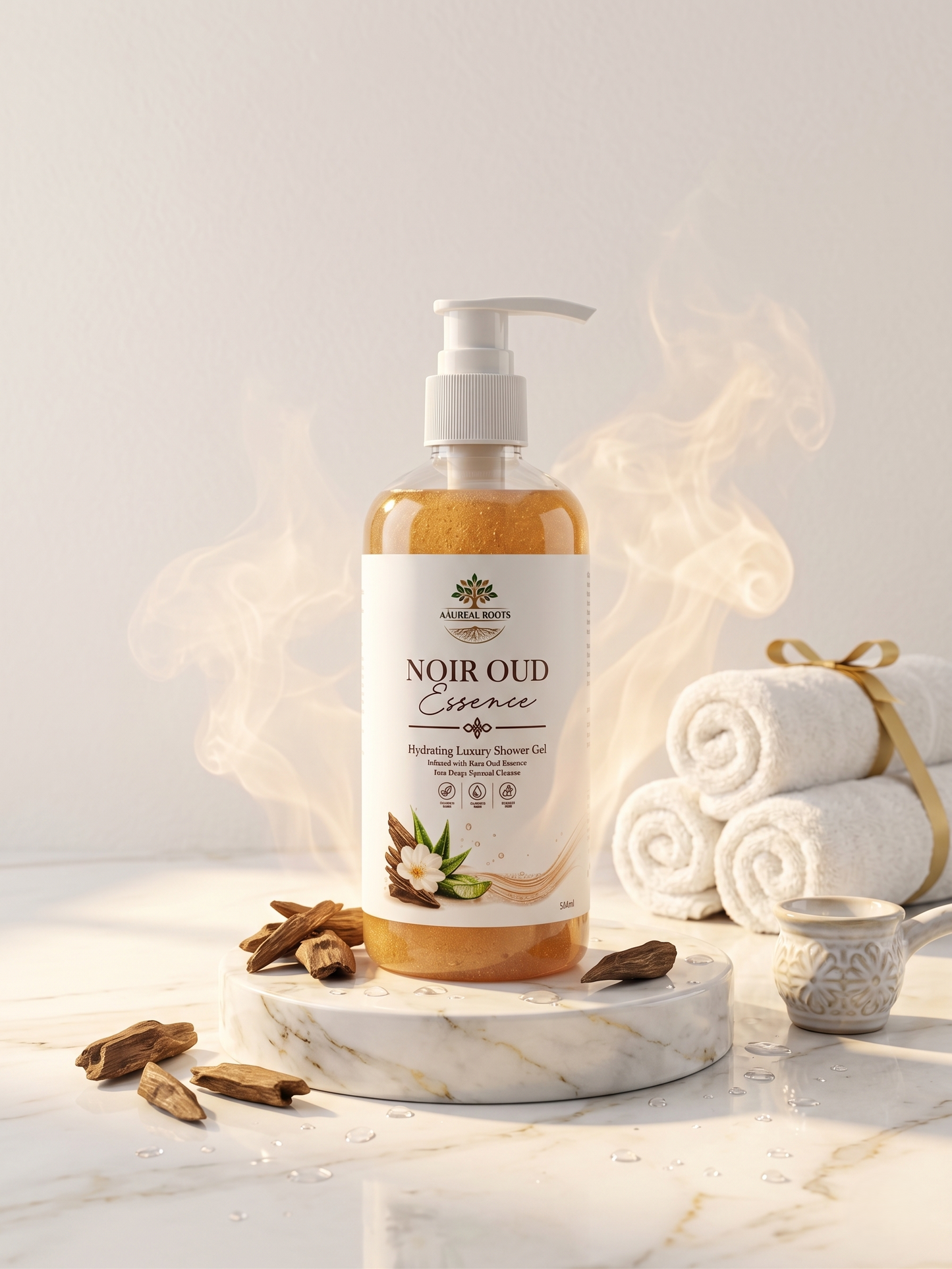 Noir Oud Essence Luxury Shower Gel - Luxury in Every Drop
