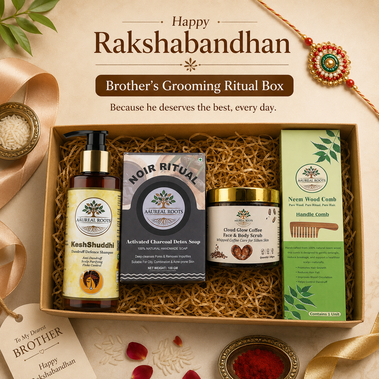 Aaureal Roots Brother's Grooming Ritual Box