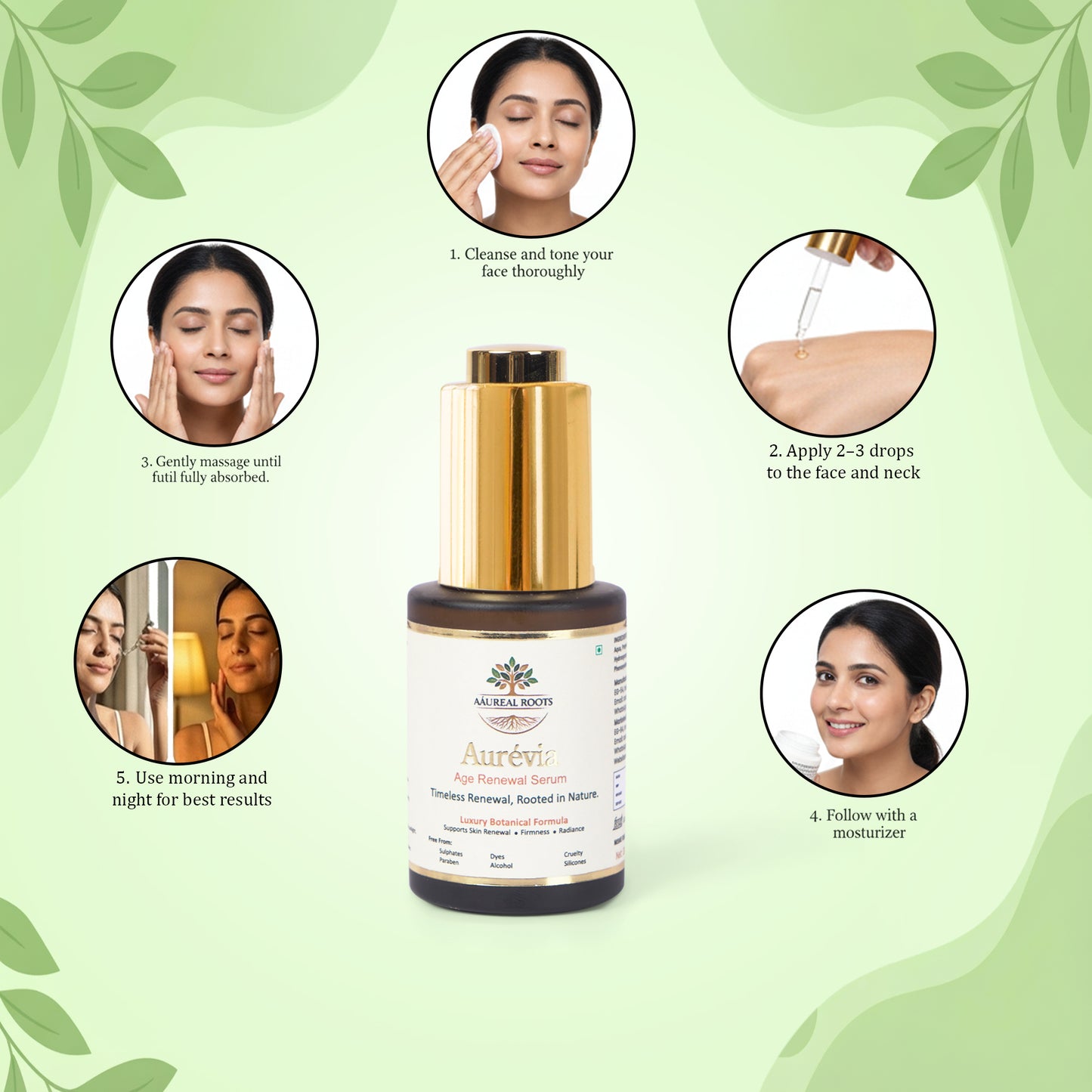 Aaureal Roots Aurévia Age Renewal Face Serum