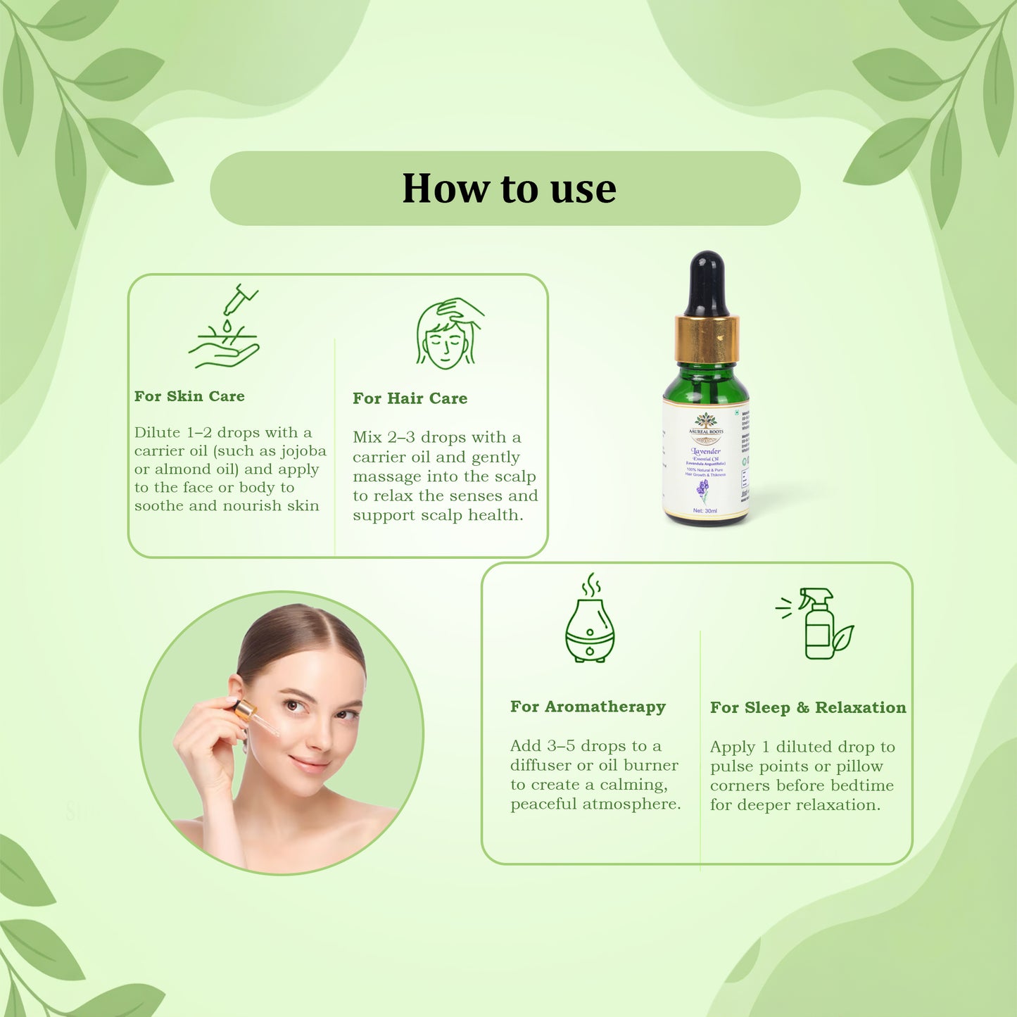 Aaureal Roots Lavender Essential Oil