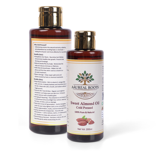 Aaureal Roots Sweet Almond Cold-Pressed Oil