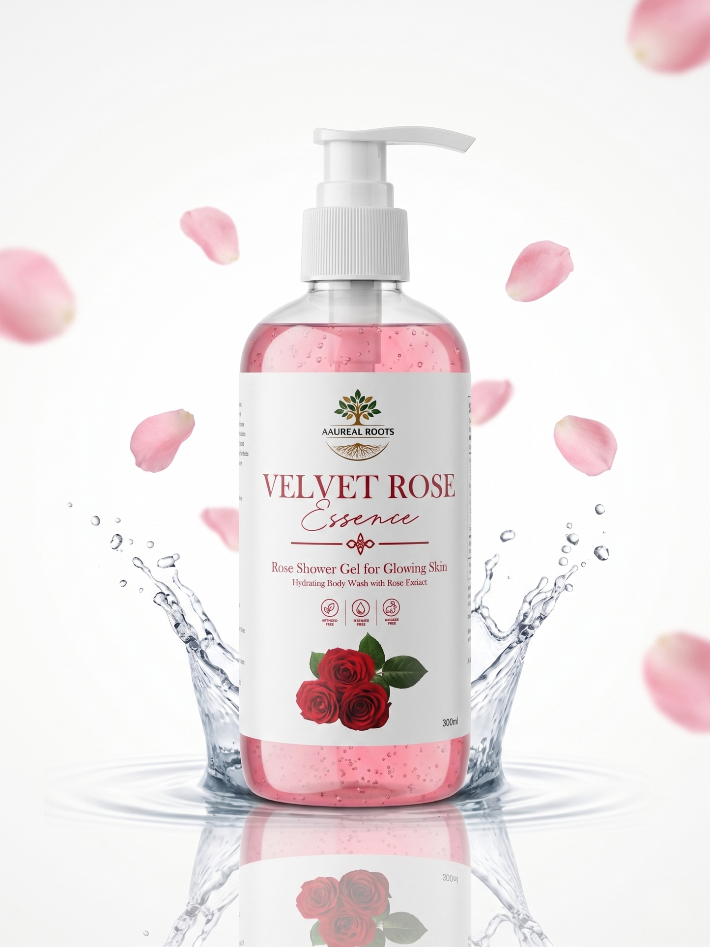 Velvet Rose Essence — Luxury Floral Shower Gel