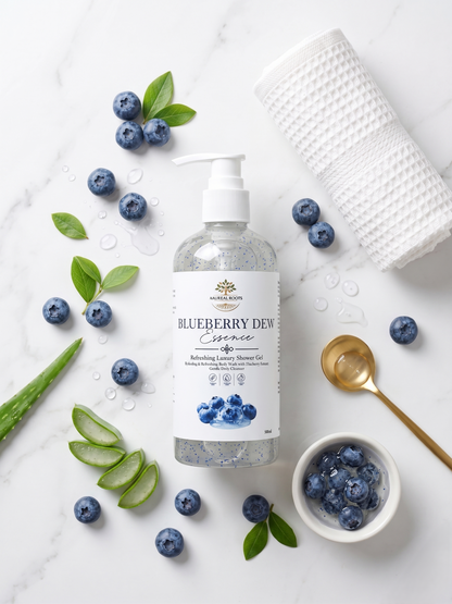 Blueberry Dew Essence — Refreshing Luxury Shower Gel