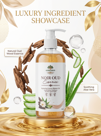 Noir Oud Essence Luxury Shower Gel - Luxury in Every Drop