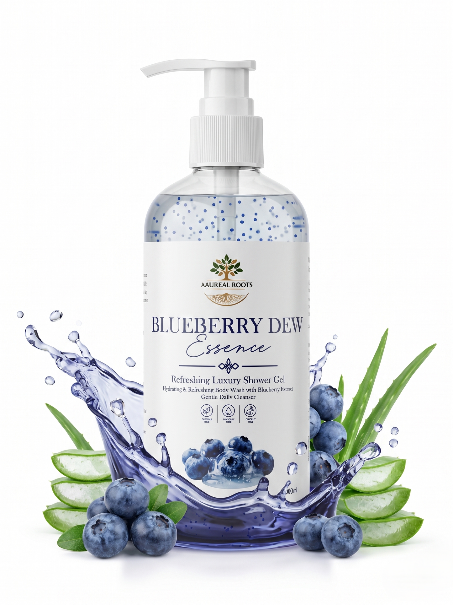Blueberry Dew Essence — Refreshing Luxury Shower Gel