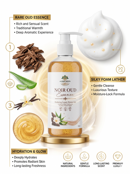 Noir Oud Essence Luxury Shower Gel - Luxury in Every Drop