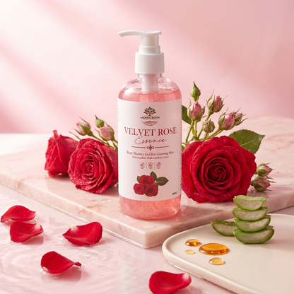 Velvet Rose Essence — Luxury Floral Shower Gel