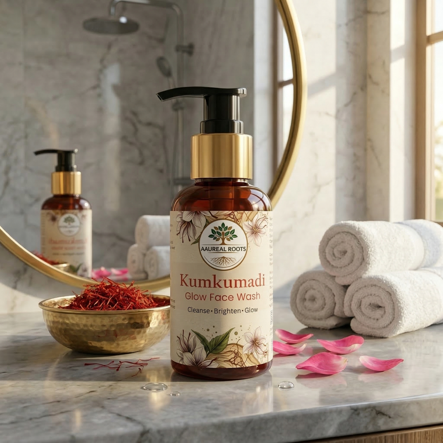 Aaureal Roots - Kumkumadi Glow Face Wash