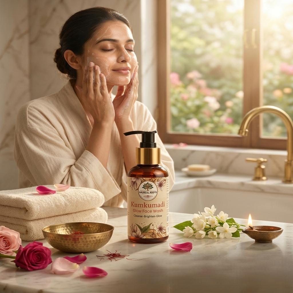 Aaureal Roots - Kumkumadi Glow Face Wash