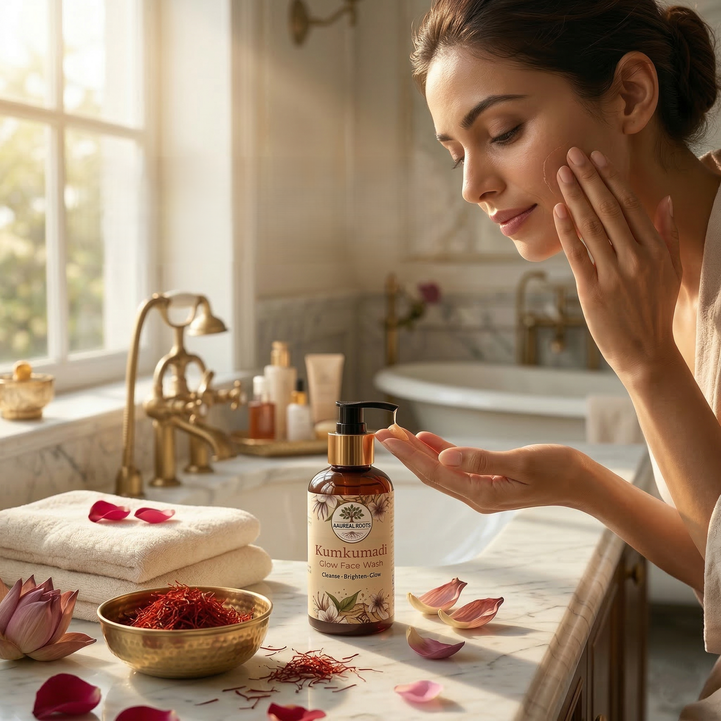 Aaureal Roots - Kumkumadi Glow Face Wash