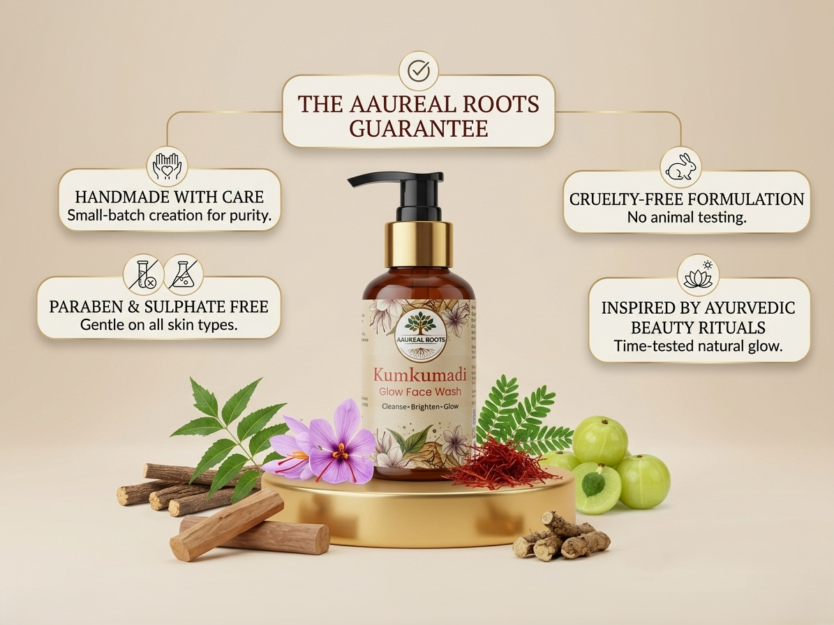 Aaureal Roots - Kumkumadi Glow Face Wash