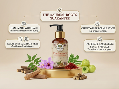 Aaureal Roots - Kumkumadi Glow Face Wash