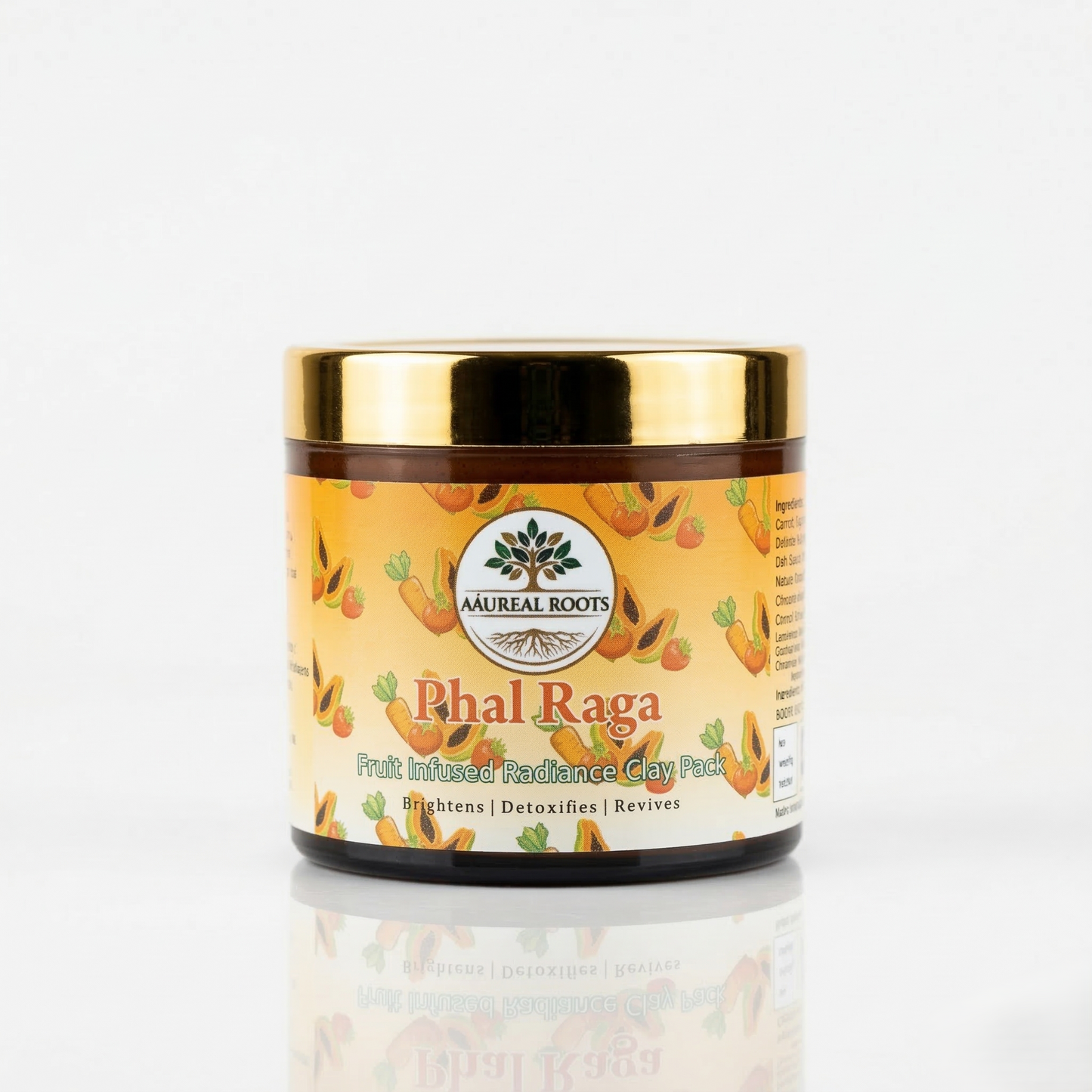 Aaureal Roots - Phal Raga Fruit Infused Radiance Clay Face Pack