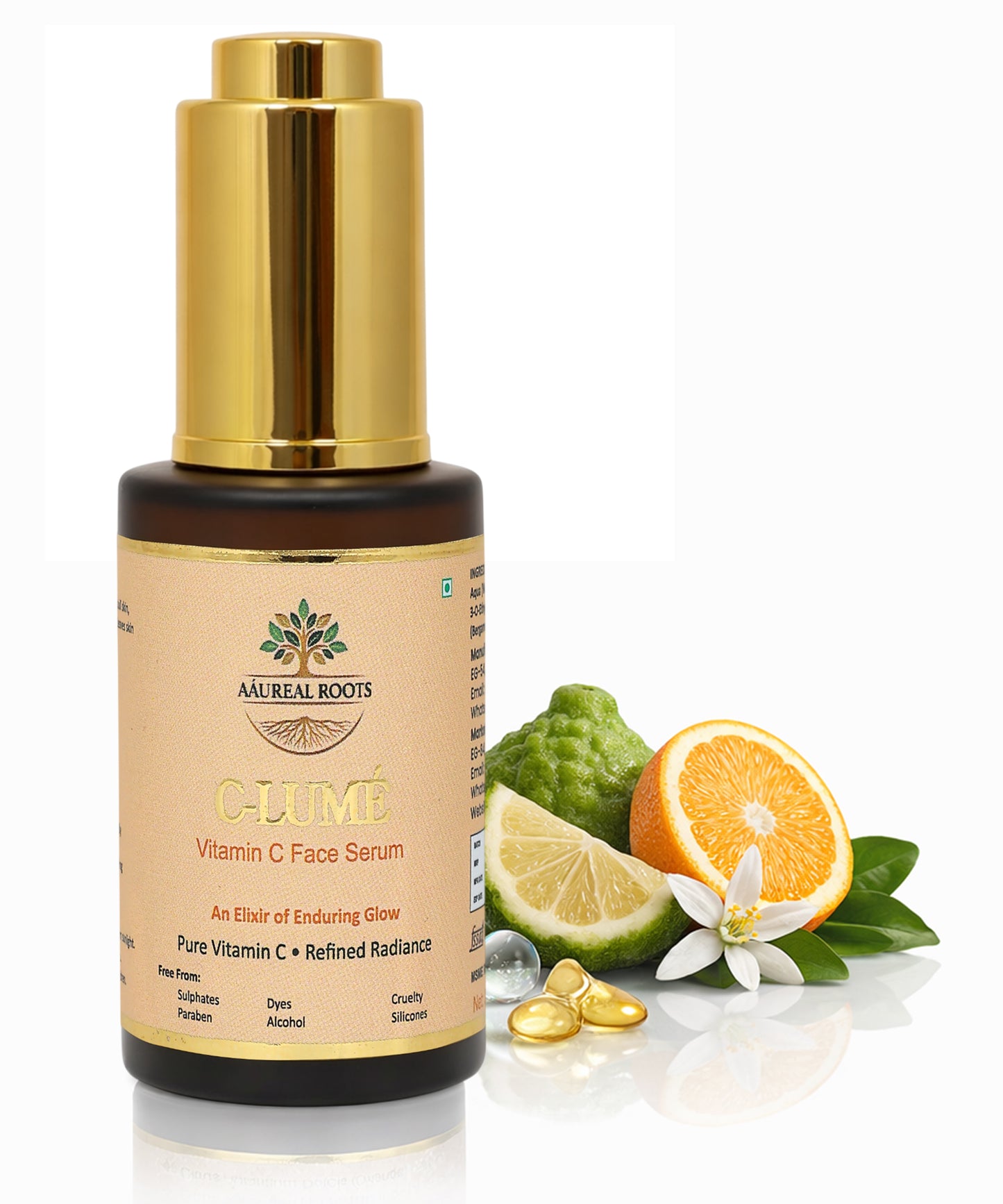 Aaureal Roots C-Lume Vitamin-C Face Serum