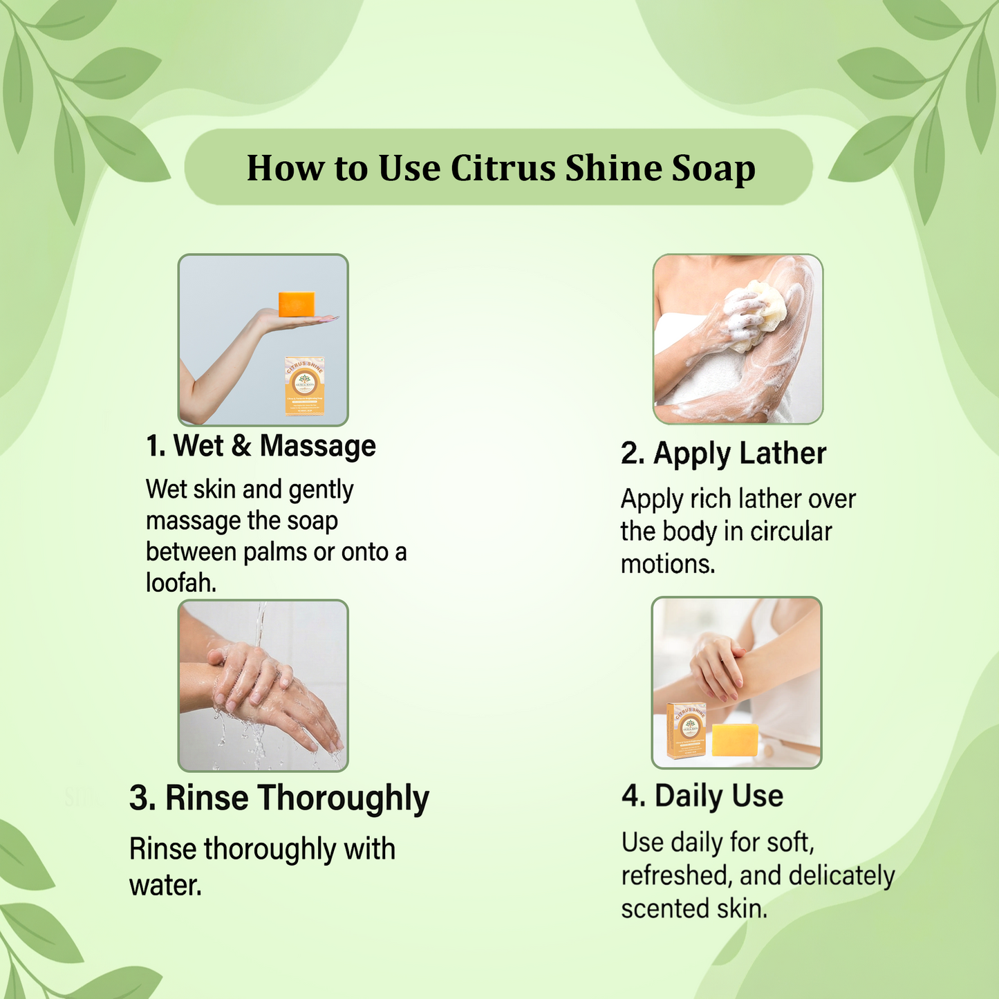 Aaureal Roots Citrus Shine Brightening Soap