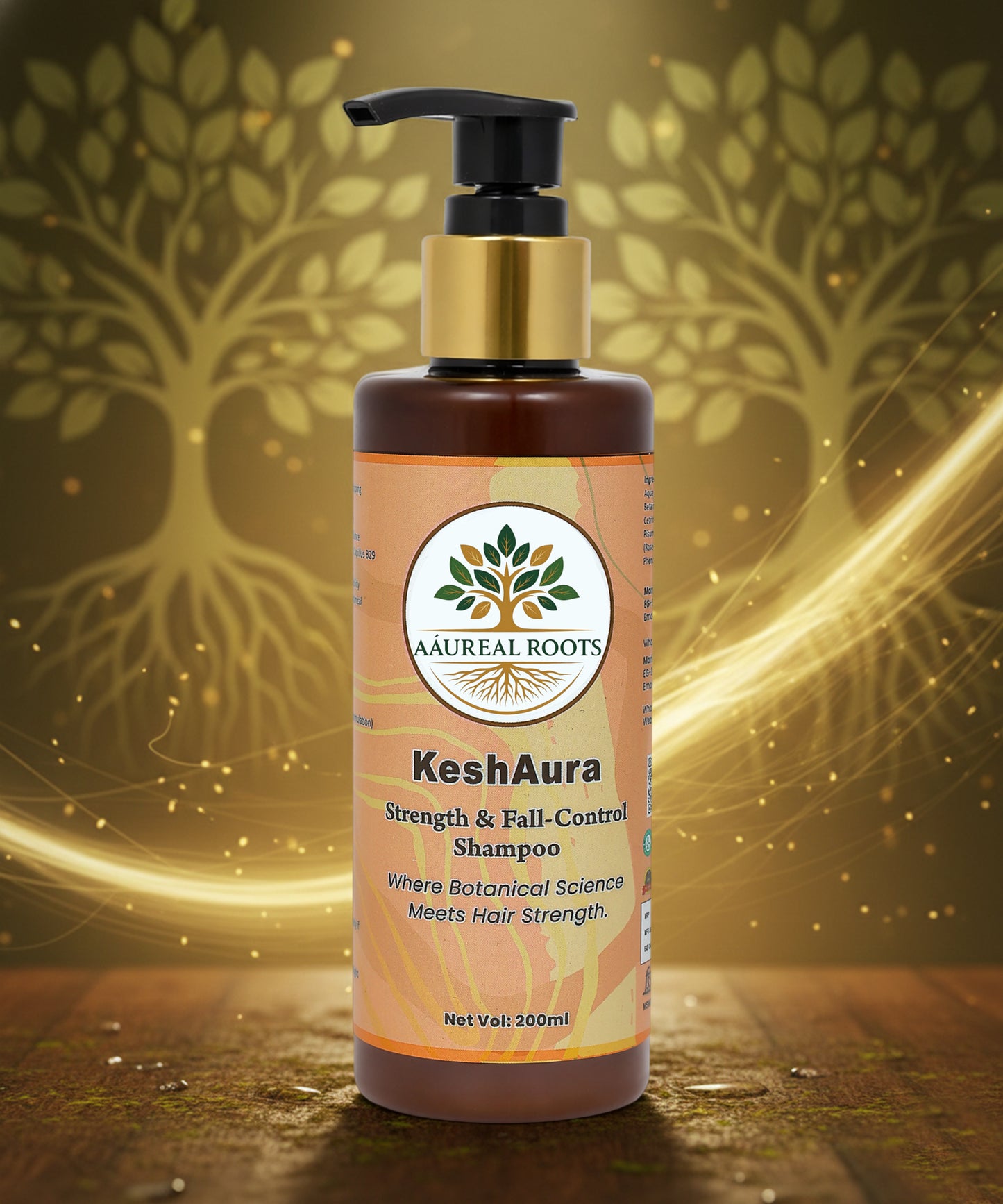 Aaureal Roots KeshAura Strength & Fall-Control Shampoo