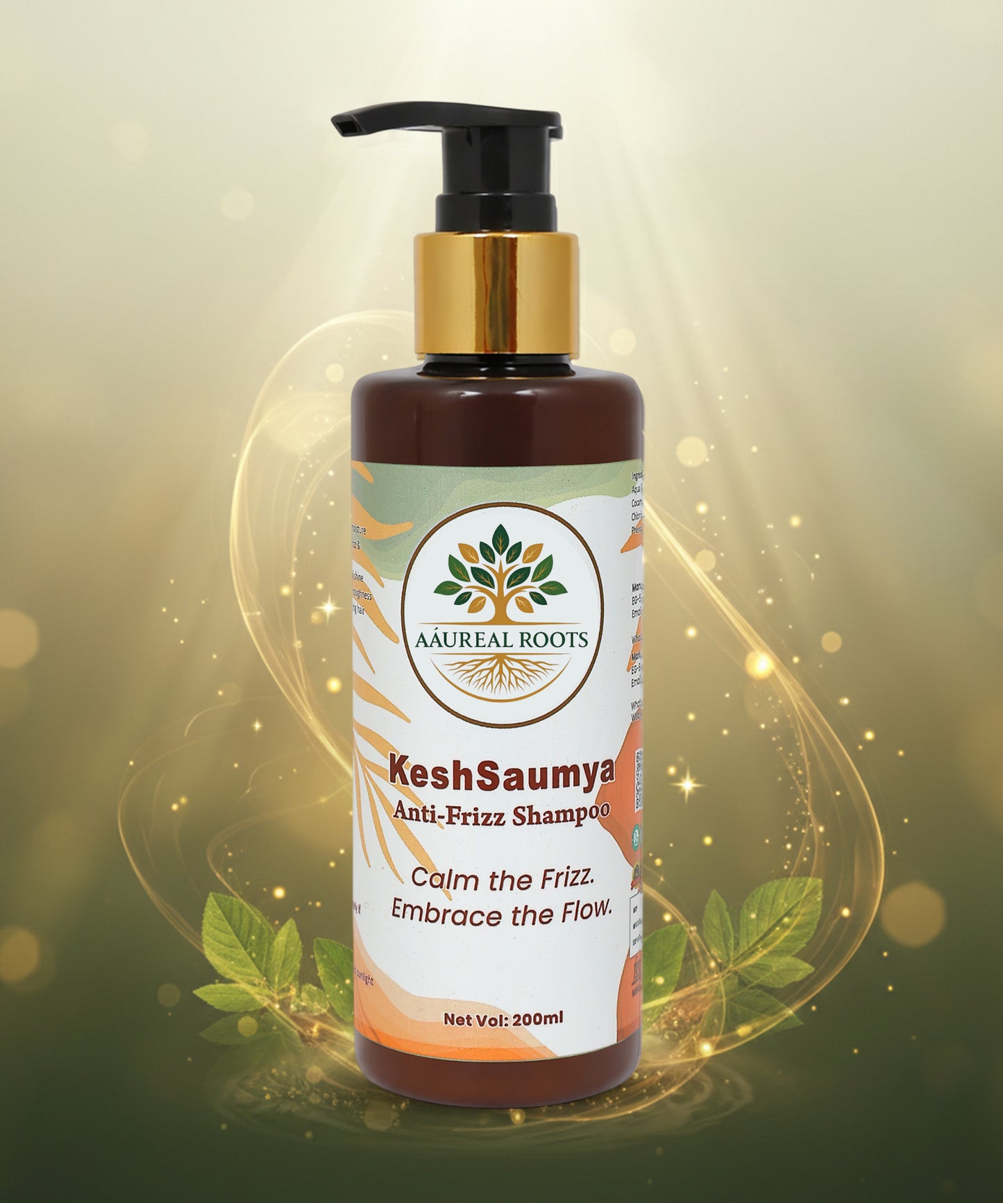 Aaureal Roots KeshSaumya Anti-Frizz Shampoo
