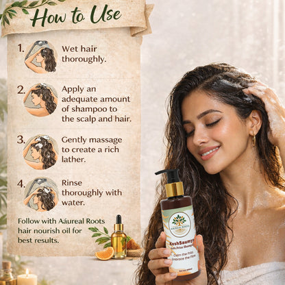 Aaureal Roots KeshSaumya Anti-Frizz Shampoo