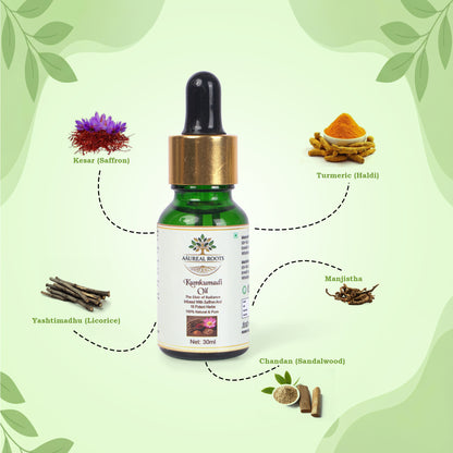 Aaureal Roots Kumkumadi Oil - Radiance Elixir