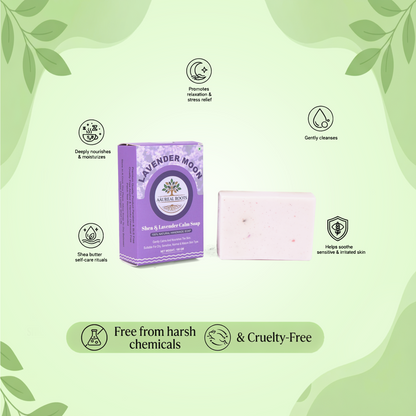 Aaureal Roots Lavender Moon Calm Soap