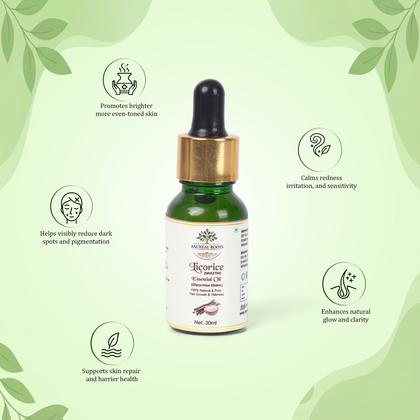 Aaureal Roots Licorice Radiance Essential Oil