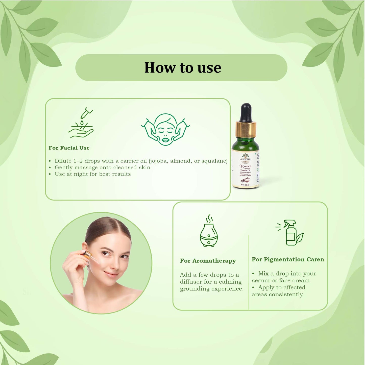 Aaureal Roots Licorice Radiance Essential Oil