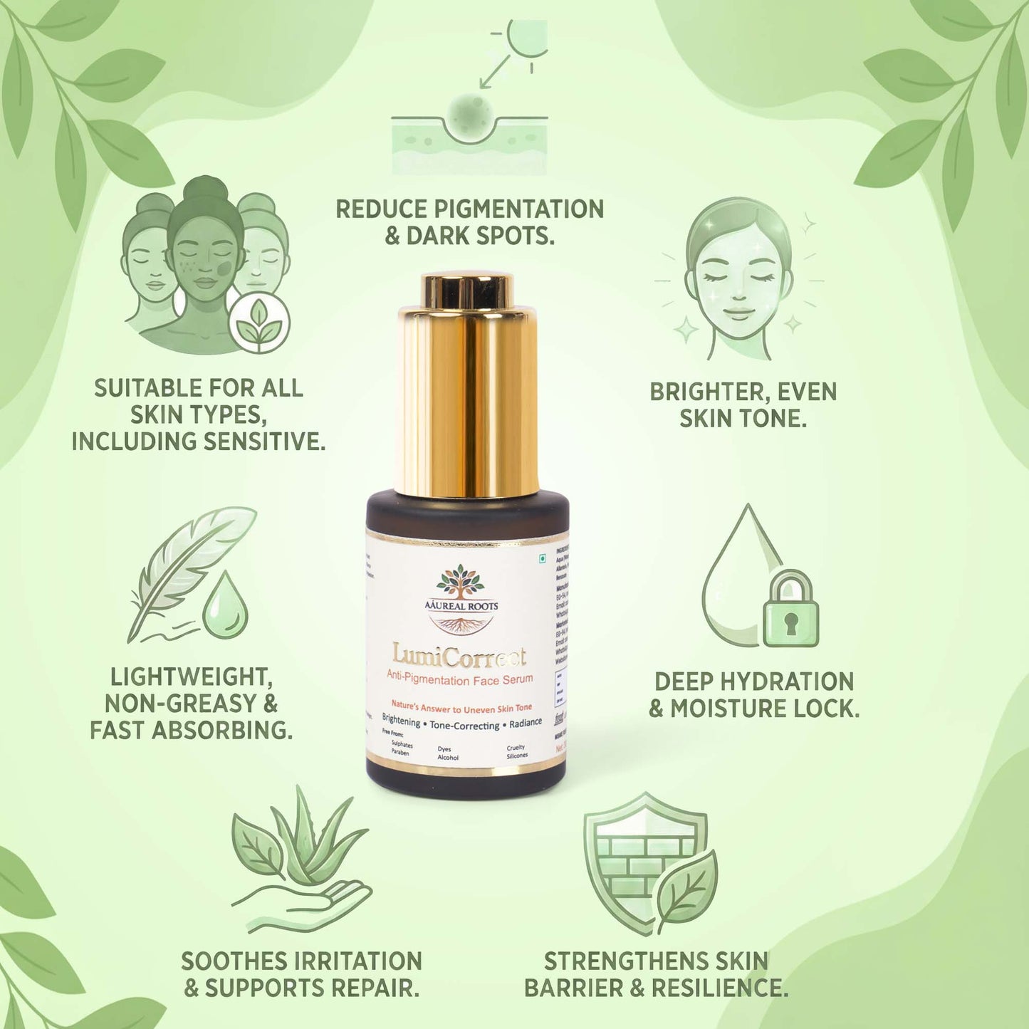 Aaureal Roots LumiCorrect Anti-Pigmentation Face Serum Anti-Pigmentation