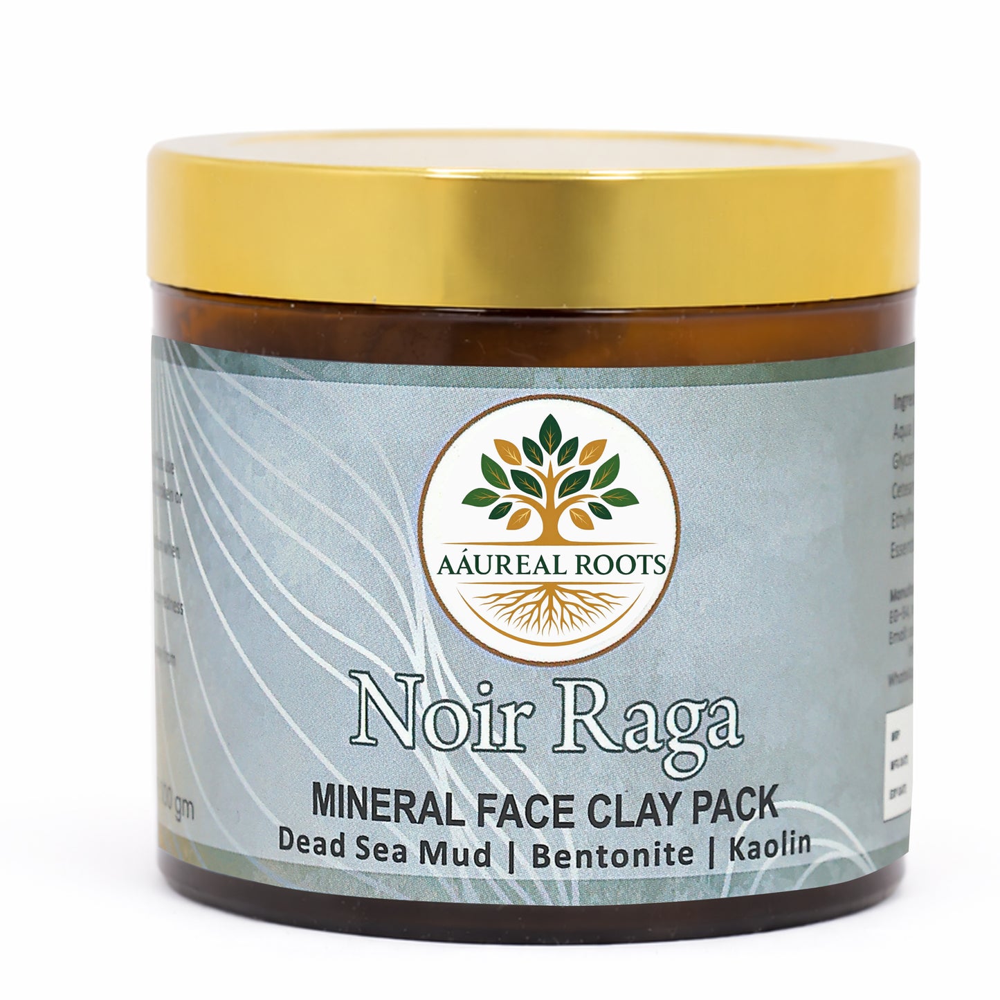 Aaureal Roots Noir Raga Mineral Face Clay Pack
