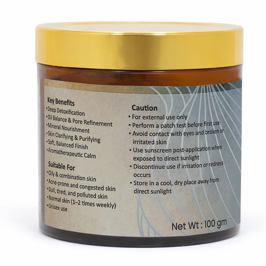 Aaureal Roots Noir Raga Mineral Face Clay Pack