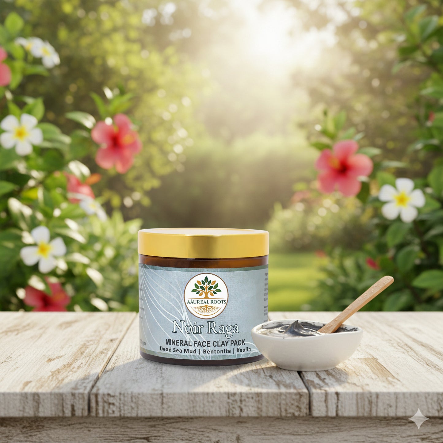 Aaureal Roots Noir Raga Mineral Face Clay Pack