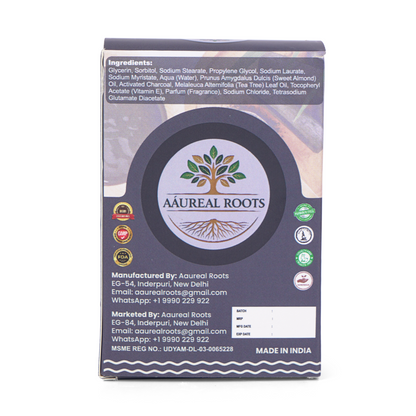 Aaureal Roots Noir Ritual – Activated Charcoal Purifying Soap