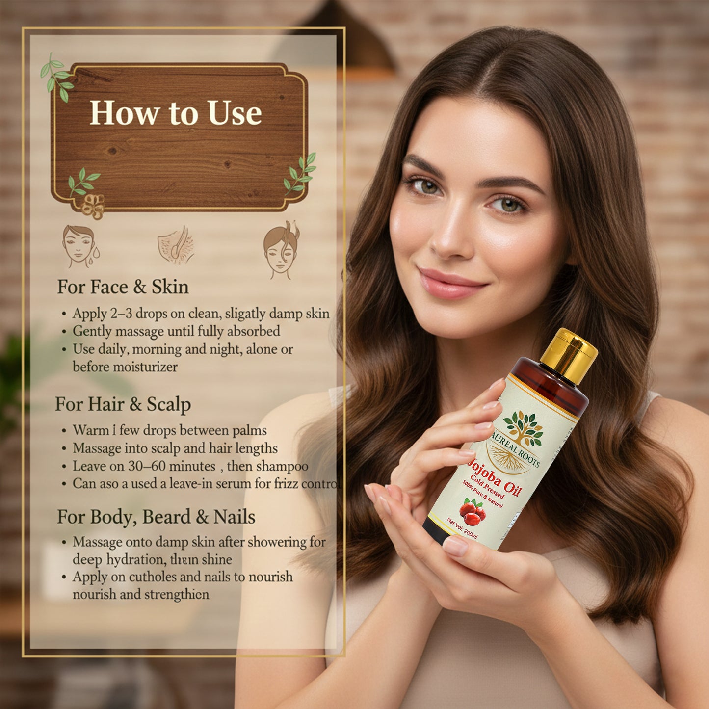 Aaureal Roots Pure Jojoba Cold-Pressed Oil