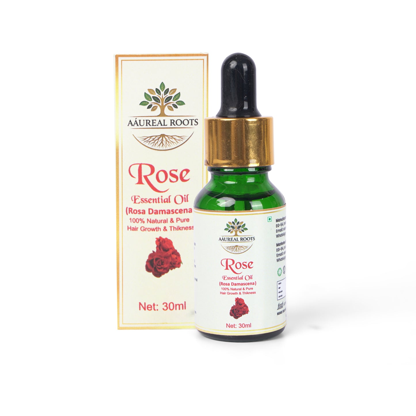 Aaureal Roots Pure Rose Essential Oil