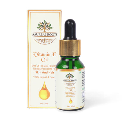 Aaureal Roots Pure Vitamin E Oil – Facial & Body Oil