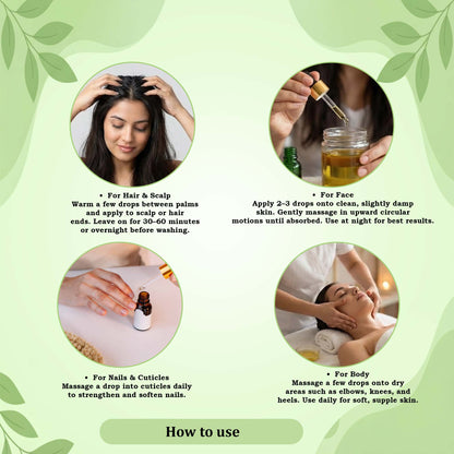 Aaureal Roots Pure Vitamin E Oil – Facial & Body Oil