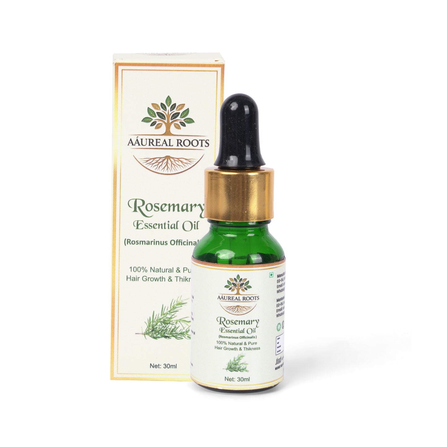 Aaureal Roots Rosemary Essential Oil
