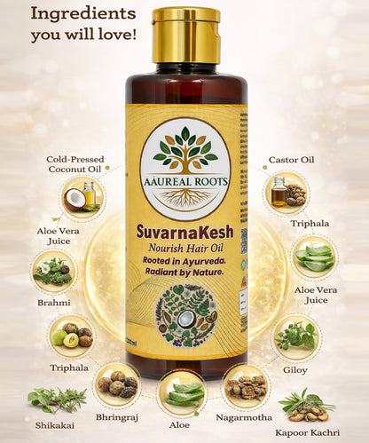 Aaureal Roots SuvarnaKesh Hair Nourish Oil