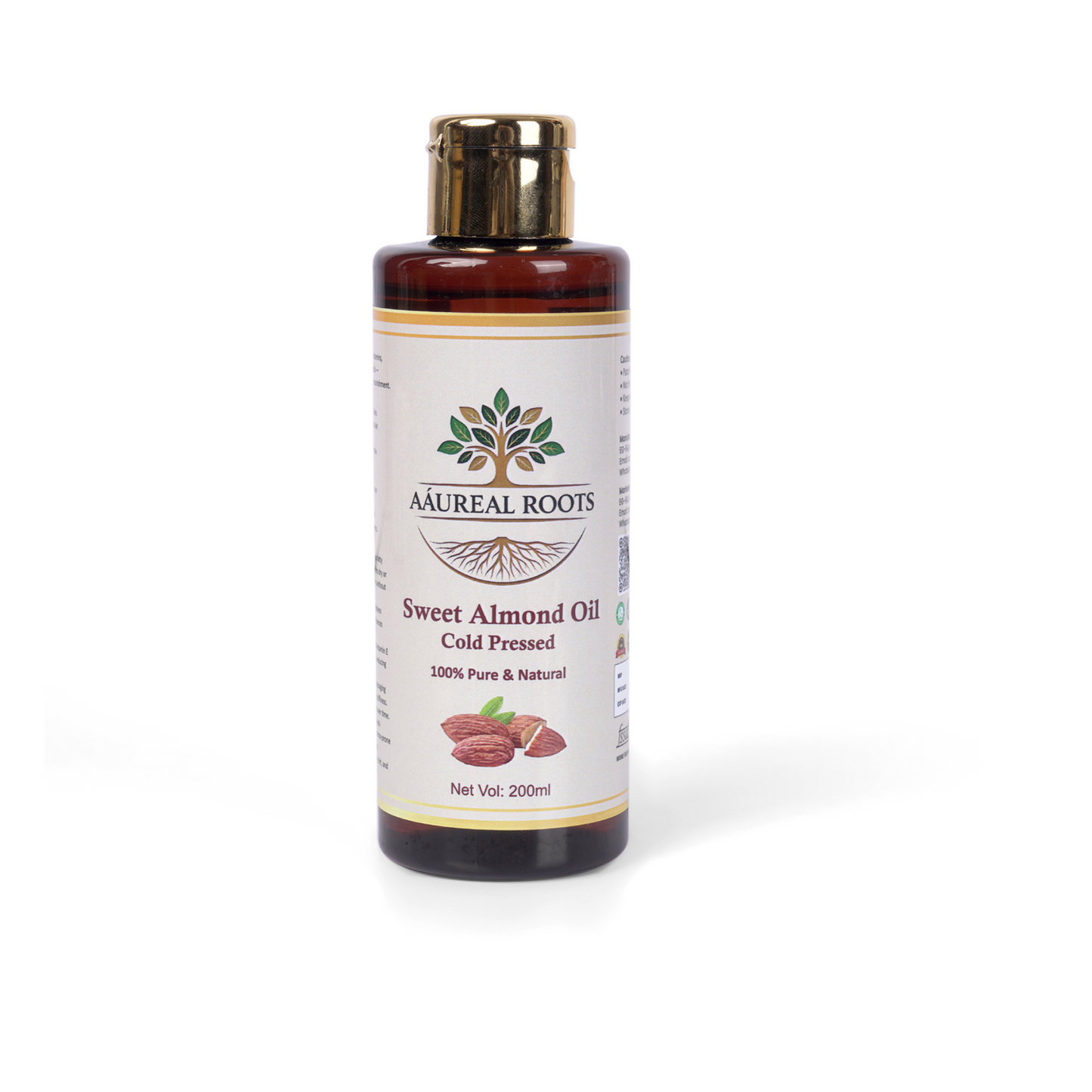 Aaureal Roots Sweet Almond Cold-Pressed Oil