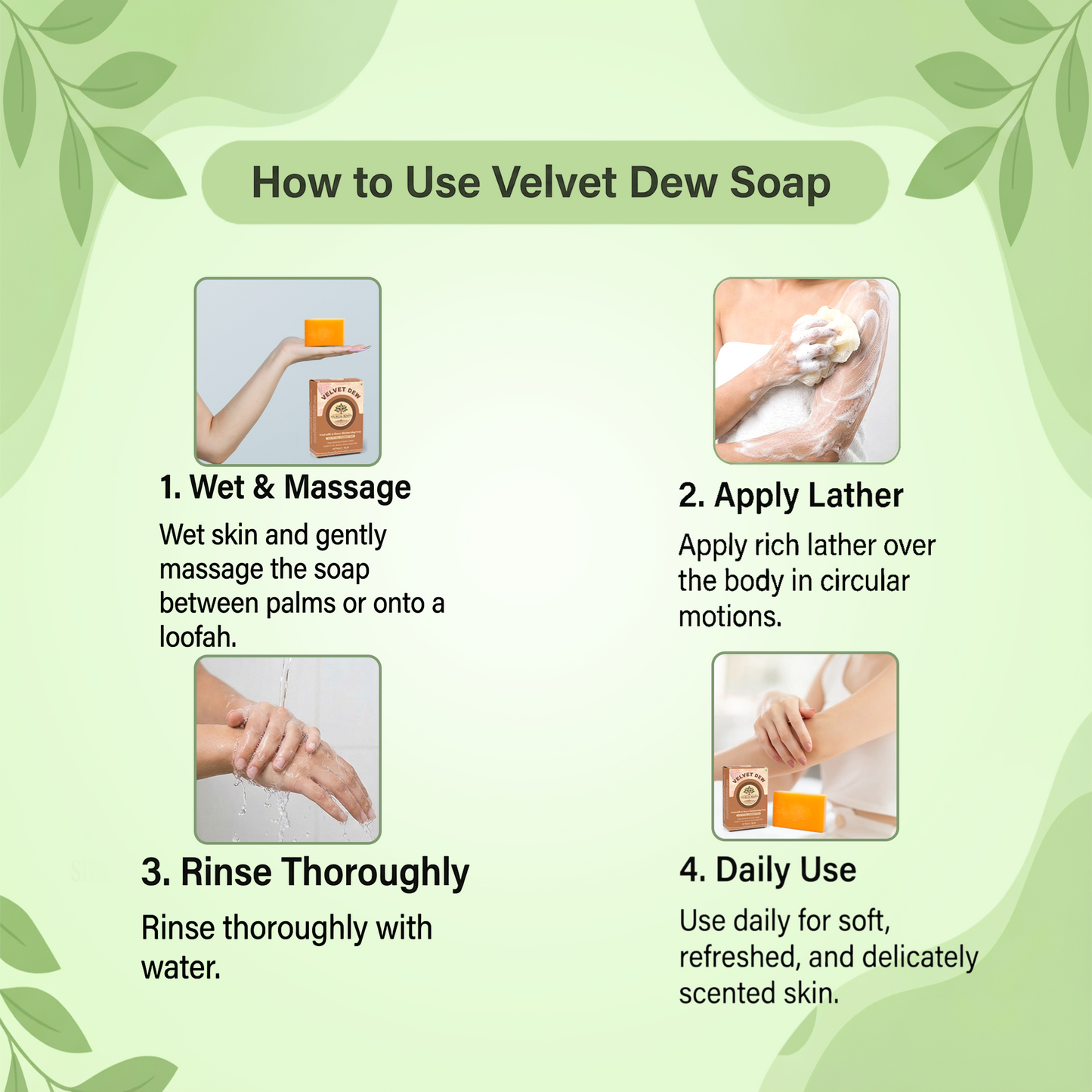 Aaureal Roots Velvet Dew - Moisturizing Soap