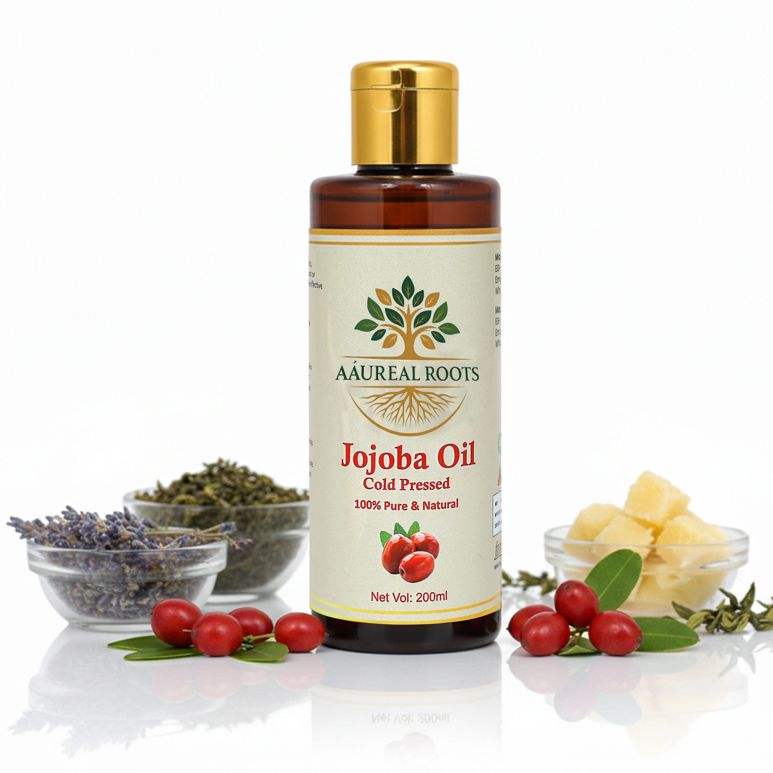 Aáureal Roots Pure Jojoba Cold-Pressed Oil - Image 3