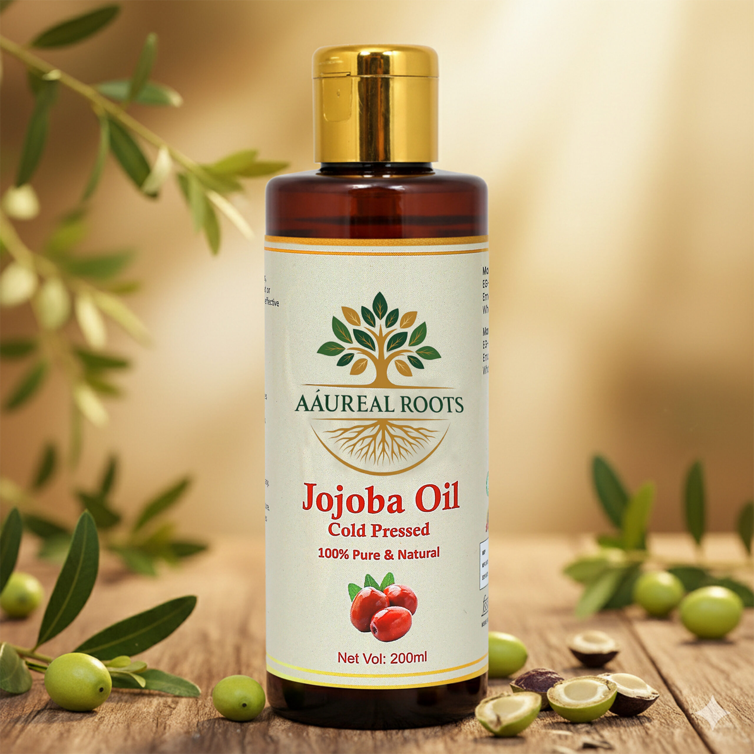 Aáureal Roots Pure Jojoba Cold-Pressed Oil - Image 4