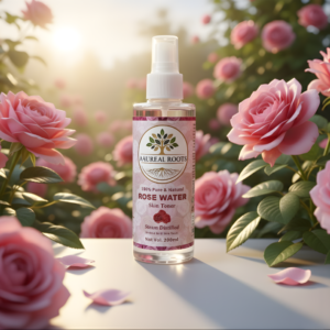 Aáureal Roots Pure Rose Water (Steam-Distilled Facial Mist)