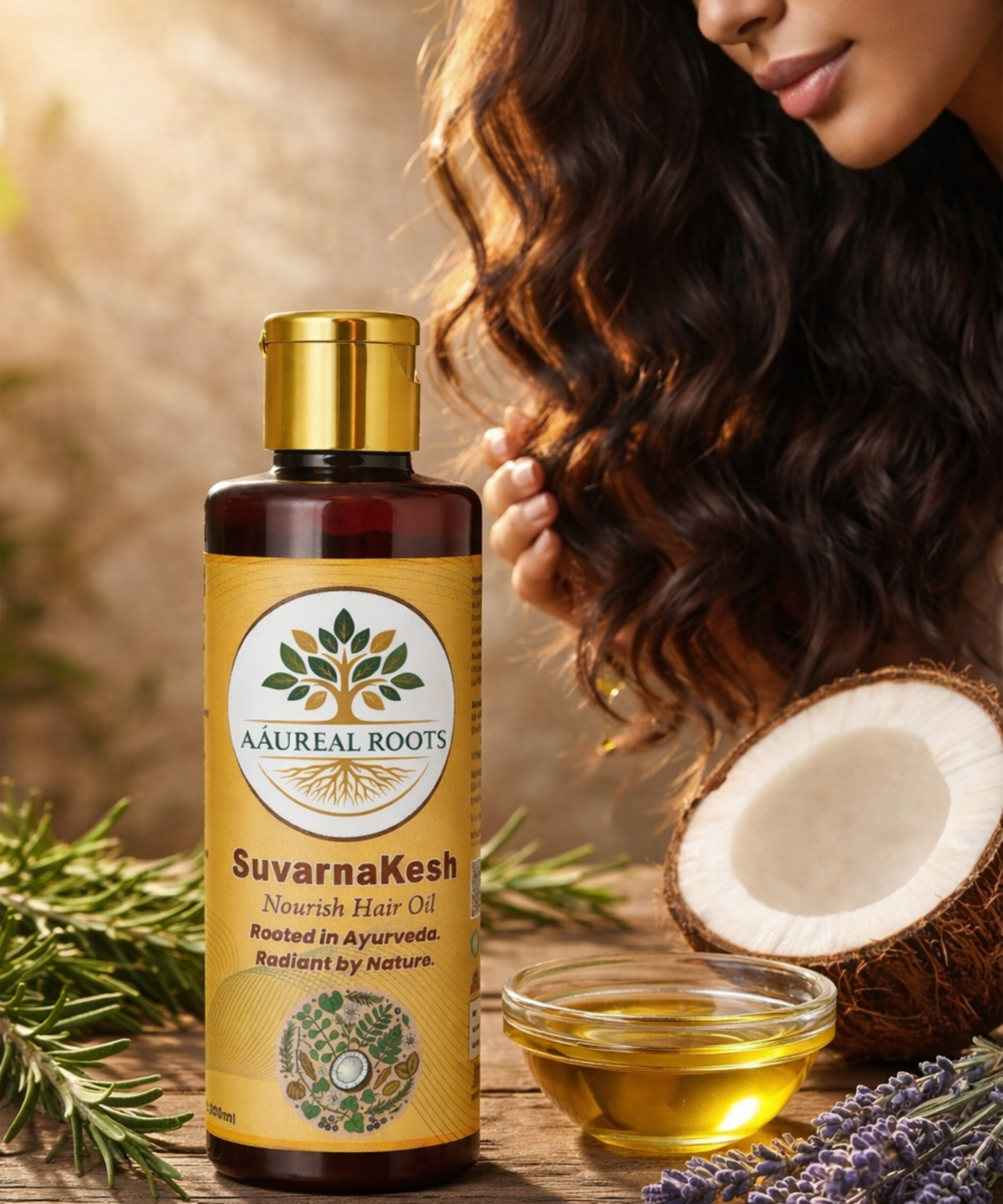 Aáureal Roots SuvarnaKesh Hair Nourish Oil - Image 6