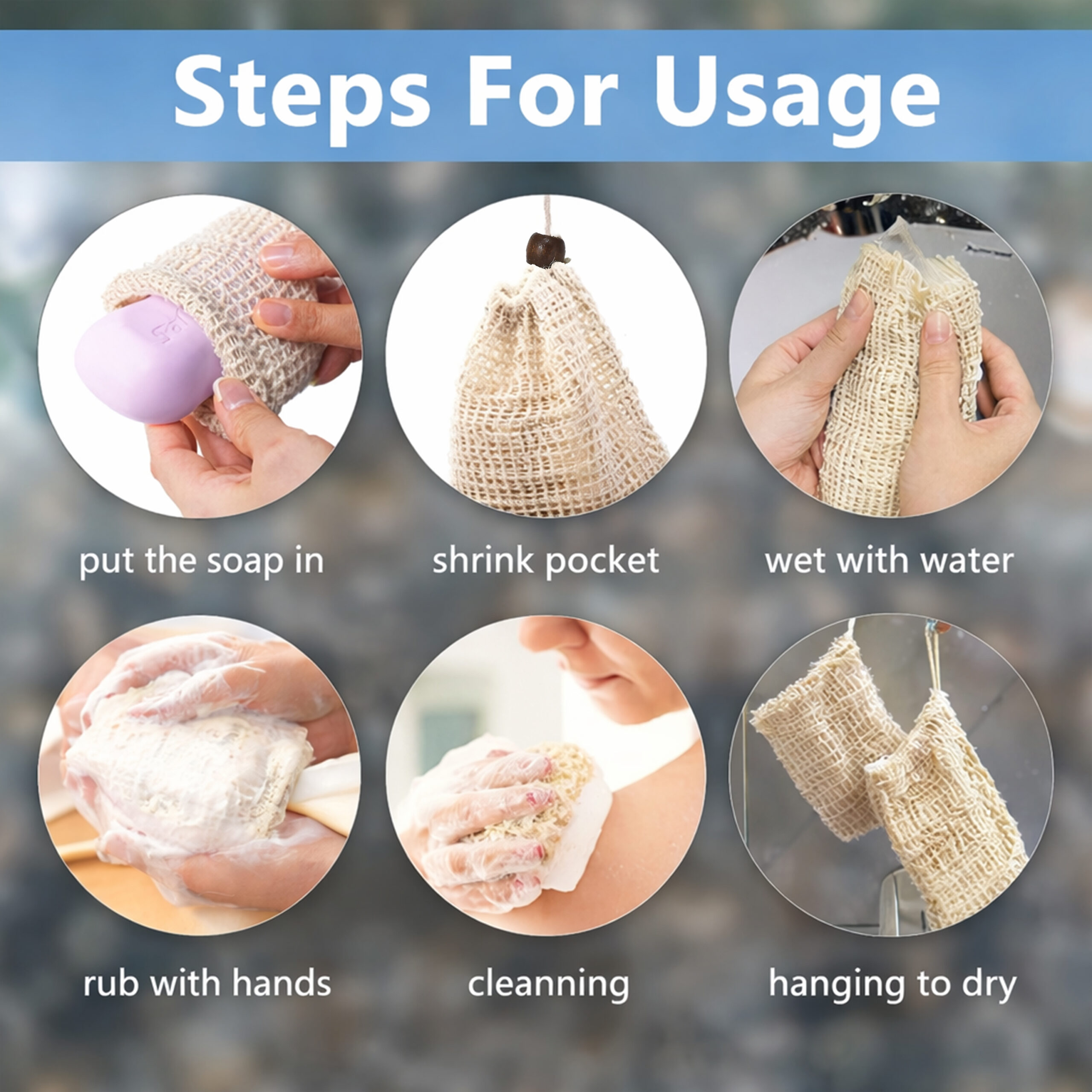 Aaureal Roots – RAMIE Soap Saver Pouch - Image 6