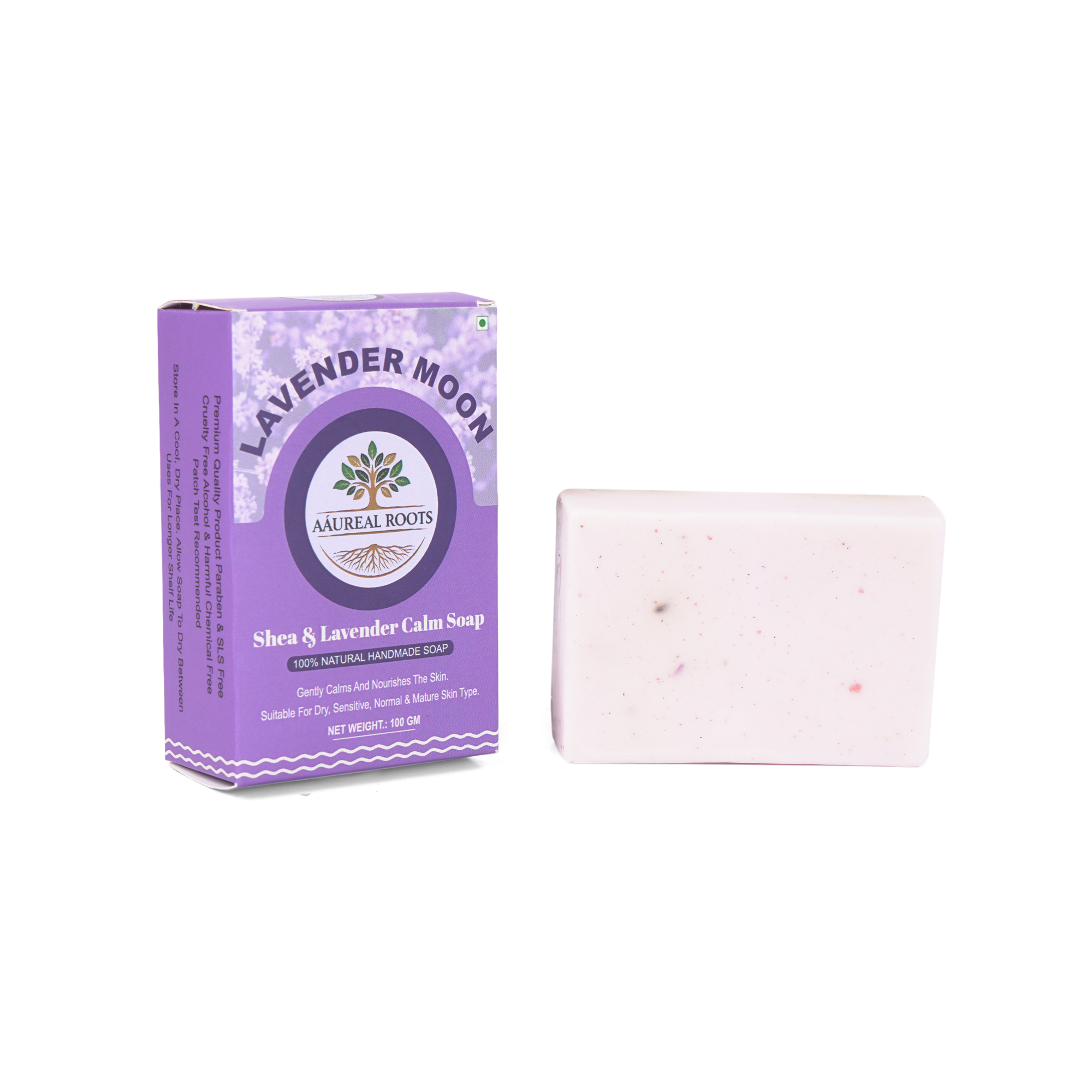 Aáureal Roots Lavender Moon Calm Soap - Image 3