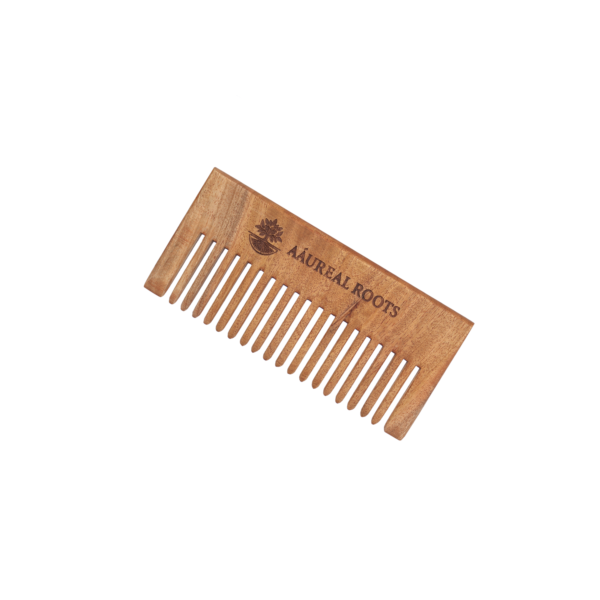 Aaureal Roots Neem Wood Shampoo Comb