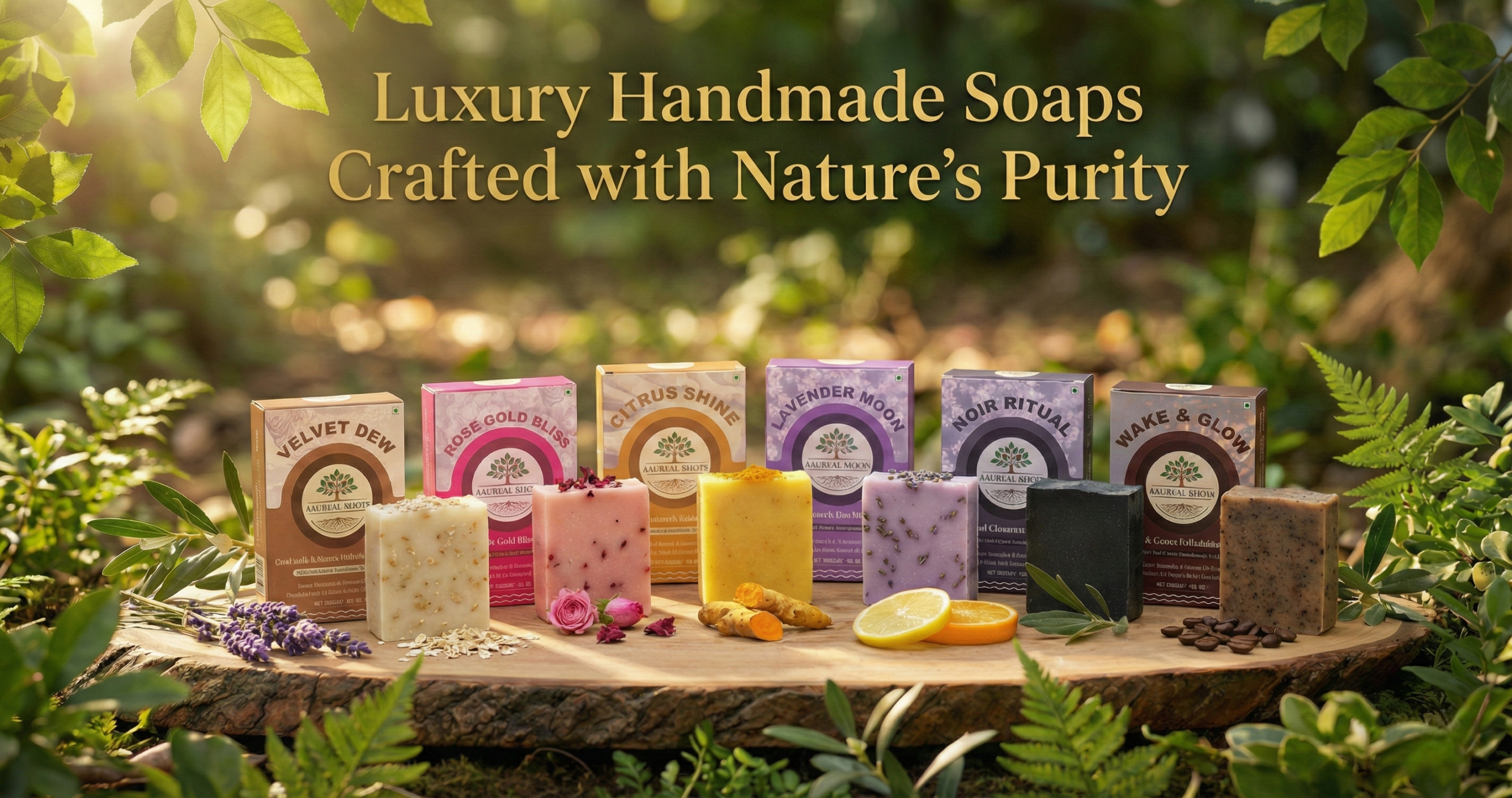 Aaureal Roots: Luxury Handmade Soaps Crafted with Nature’s Purity